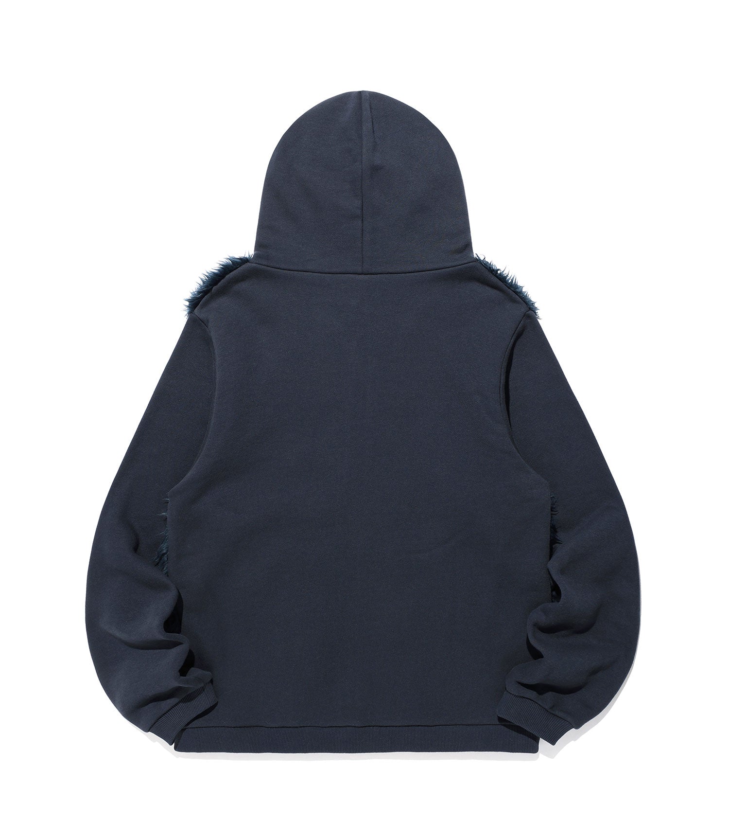 Nice Ghost Club Fur Yeti Hoodie Zip Up [Navy]