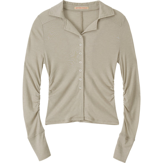 Bitter Cells Essential Shirring Slim Fit Shirt