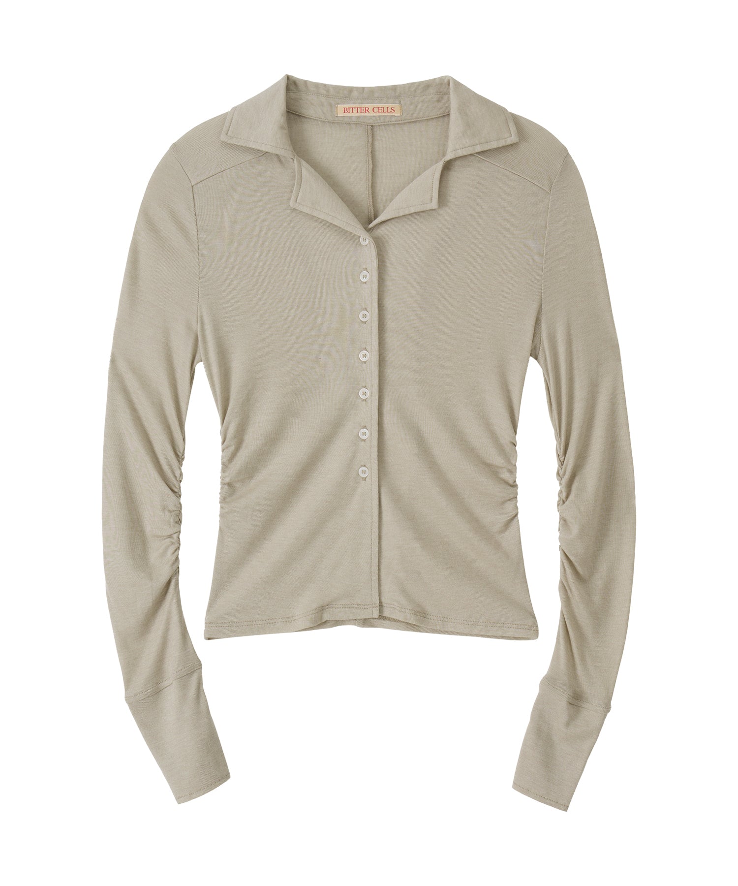 Bitter Cells Essential Shirring Slim Fit Shirt