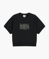 Marithé François Girbaud W VINTAGE CLASSIC LOGO HALF SWEATSHIRT melange gray