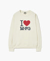 Marithé François Girbaud I LOVE MFG SWEATSHIRT