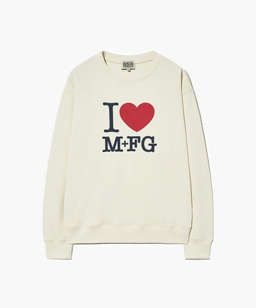 Marithé François Girbaud I LOVE MFG SWEATSHIRT