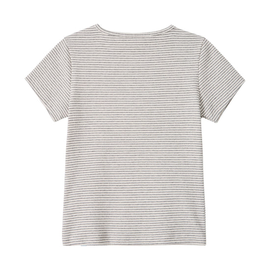 Bitter Cells Essential Golgi Half Tee - Stripe Grey