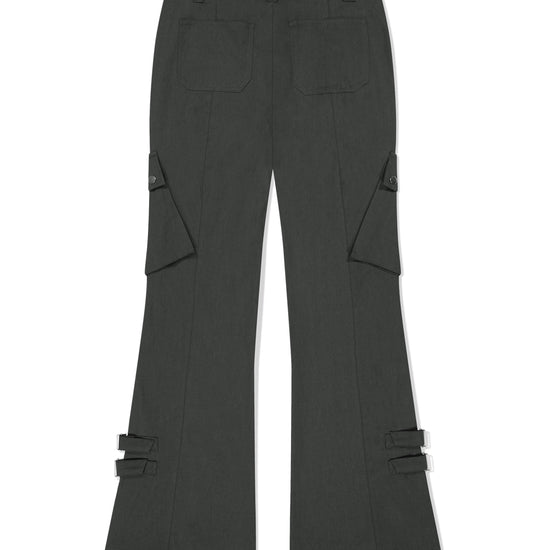 Mahagrid Utility Cargo Flare Pant [Charcoal]