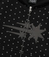 Nice Ghost Club Dot 3Star Raglan Crop Hoodie Zip Up