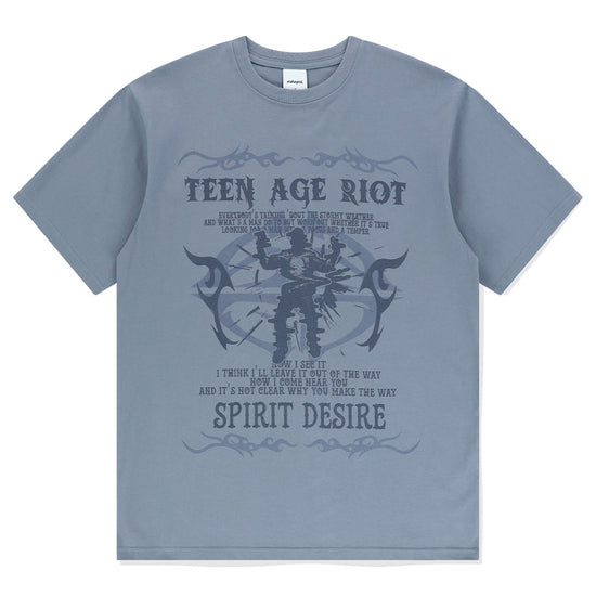 Mahagrid Splash Man Tee [Blue]