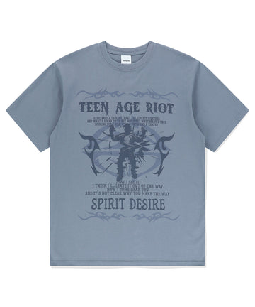 Mahagrid Splash Man Tee [Blue]