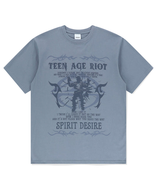 Mahagrid Splash Man Tee [Blue]