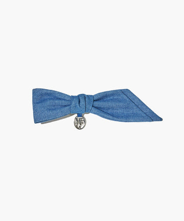 Marithé François Girbaud Circle Logo Big Ribbon Hair Pin