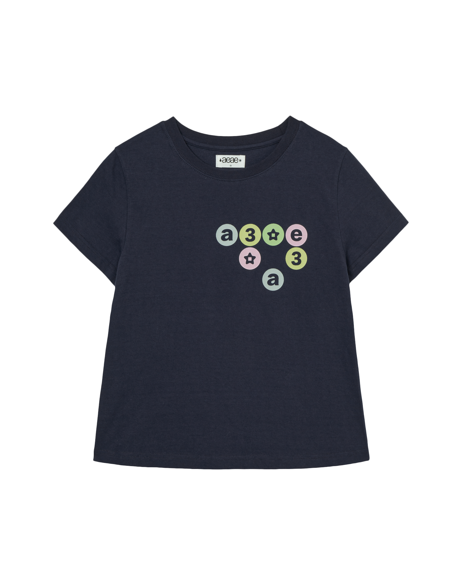 AEAE Color Dot Logo Tee