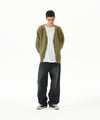 Mahagrid Mixed Hairy Knit Cardigan