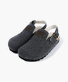 Marithé François Girbaud Kids Felt Strap Clogs