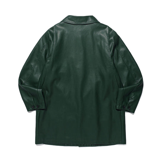 Nice Ghost Club PU Leather Work Car Coat