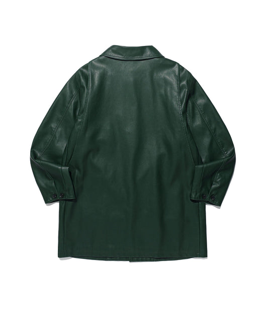 Nice Ghost Club PU Leather Work Car Coat