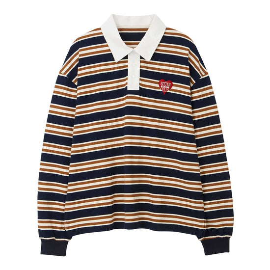 Bitter Cells Union Stripe Collar Tee