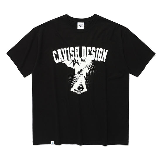 Cavish Guitar Devil Short Sleeve Tee [Black]