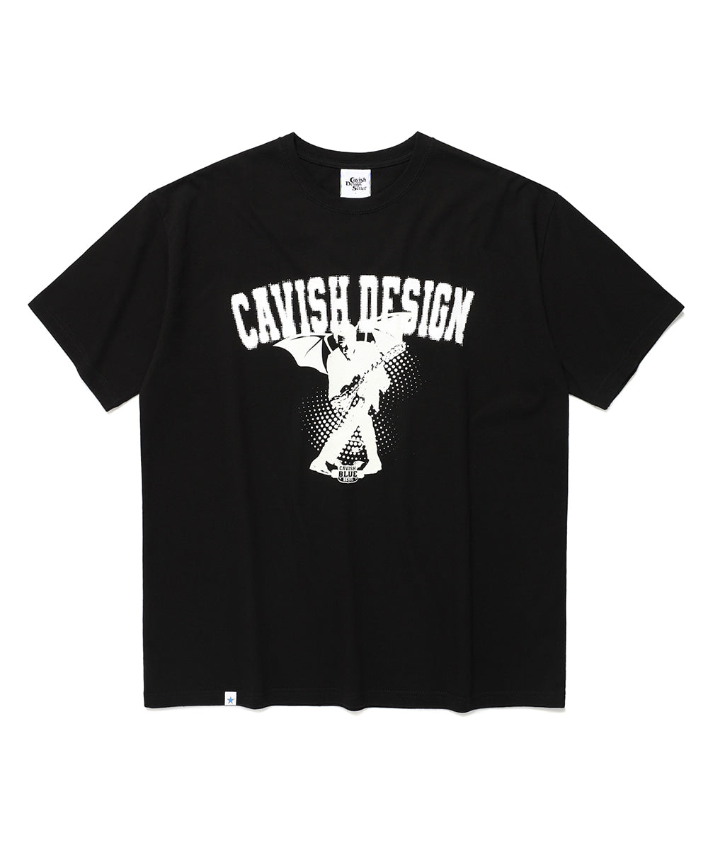Cavish Guitar Devil Short Sleeve Tee [Black]