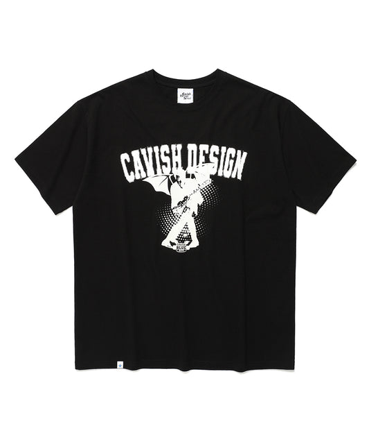 Cavish Guitar Devil Short Sleeve Tee [Black]