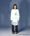 Nice Ghost Club Three Eyes Dog Big Big Long Sleeve Tee