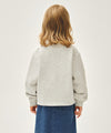 Marithé François Girbaud Kids Flower Bear Classic Logo Regen Sweatshirt Light Heather Gray