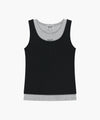 Marithé François Girbaud W LAYERED SLEEVELESS