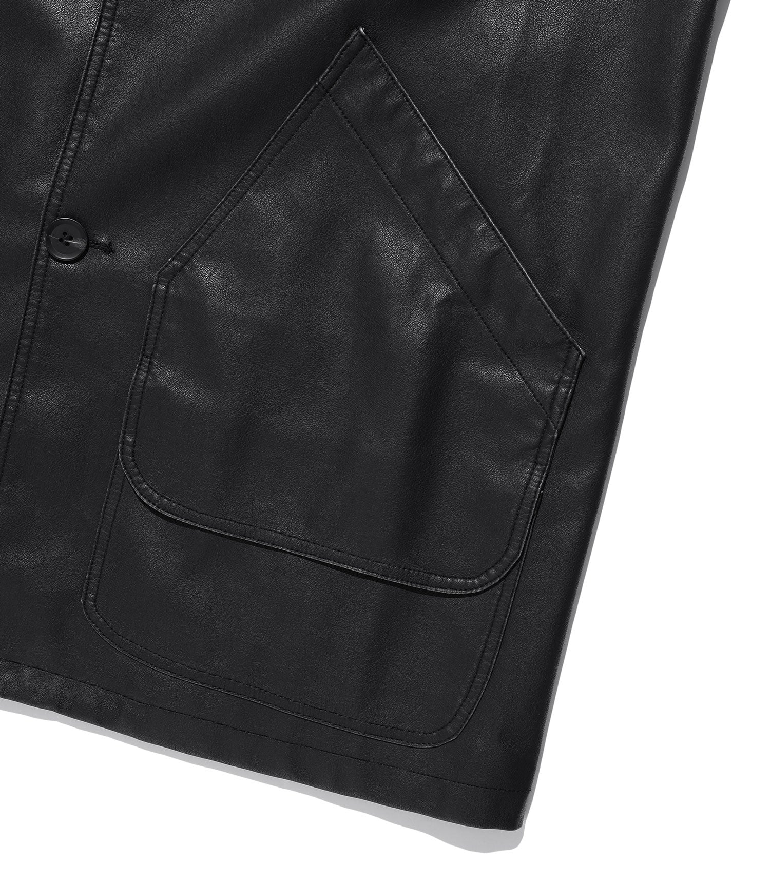 Nice Ghost Club PU Leather Work Car Coat