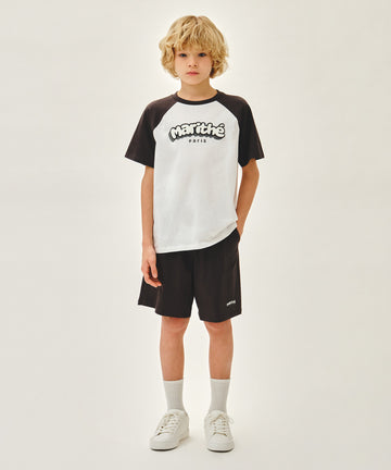 Marithé François Girbaud Kids Raglan Tee + Shorts Set-Up