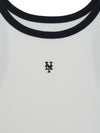MLB Women's Basic Ringer Ribbed Sleeveless Ops