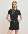 Marithé François Girbaud Marithé SPORT W CLASSIC LOGO CROP TEE navy