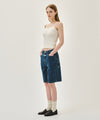 Marithé François Girbaud W CARPENTER DENIM SHORTS