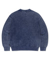 Mahagrid Pigment Flag Knit Sweater [Blue]