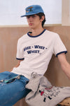General Idea MAN WHEE Lettering Ringer Tee