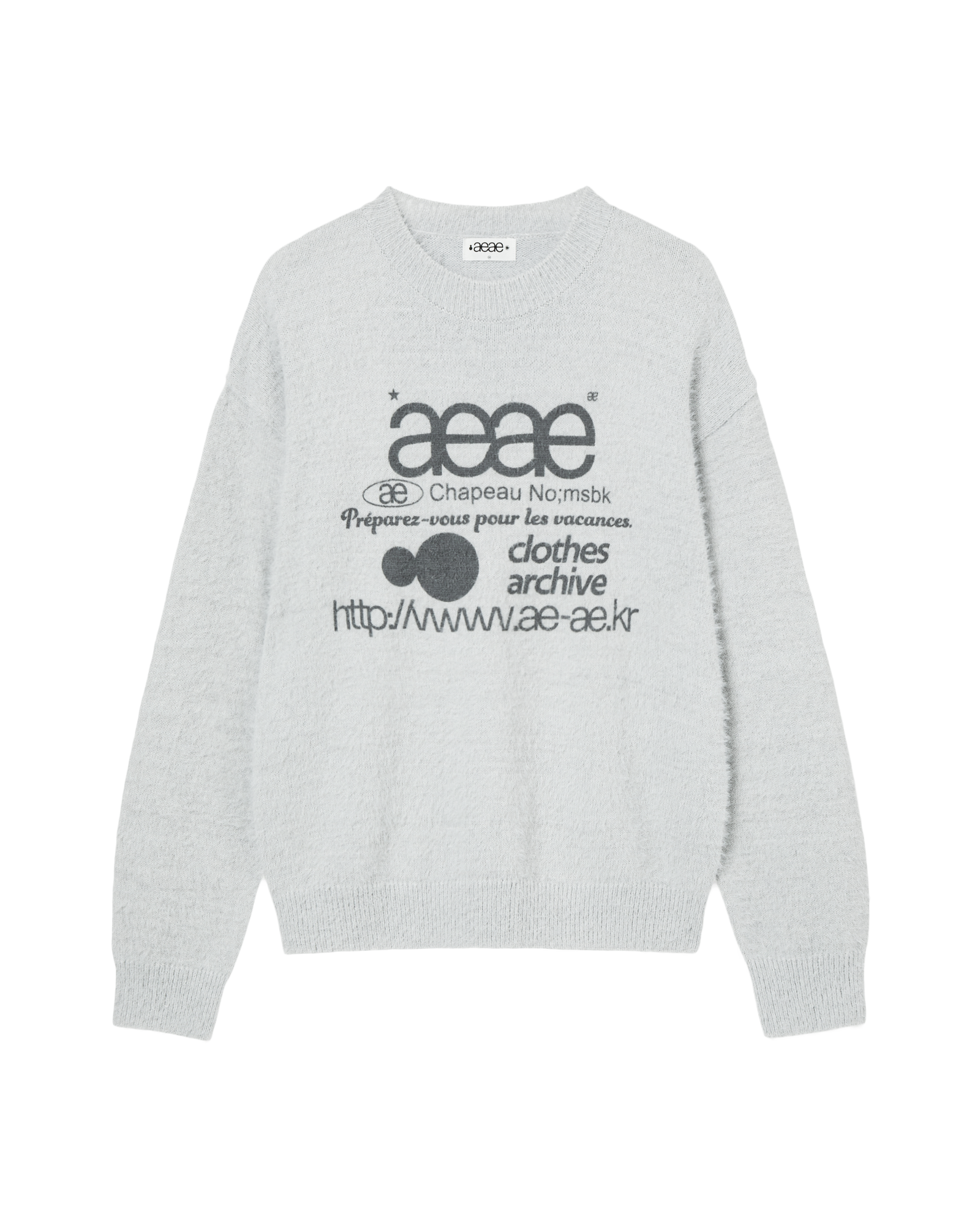 AEAE Web Logo Knit Pullover