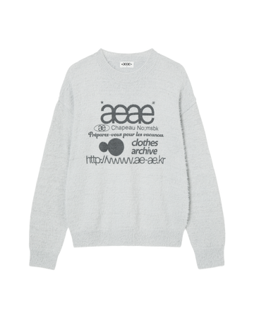 AEAE Web Logo Knit Pullover