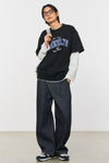 General Idea UNISEX Brooklyn Mini Ssuri Half Sleeve T-Shirt [BLACK]