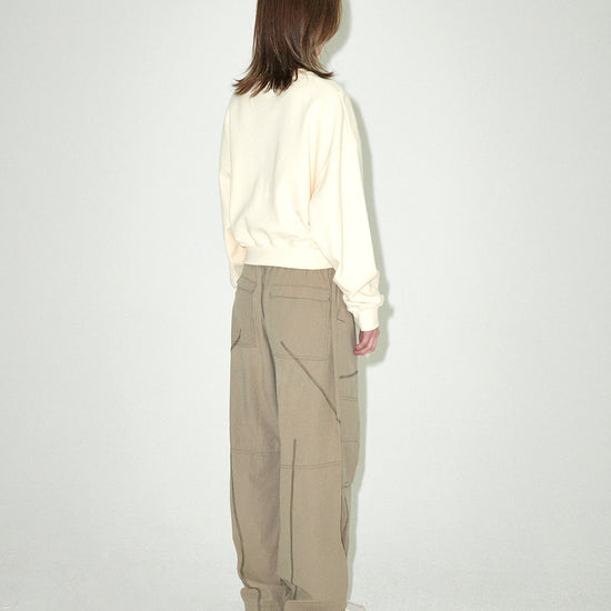 Mahagrid Origin Logo Crop Sweatshirt