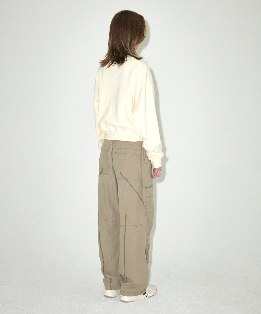 Mahagrid Origin Logo Crop Sweatshirt