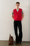 General Idea MAN Essential V-Neck Cable Knit Vest