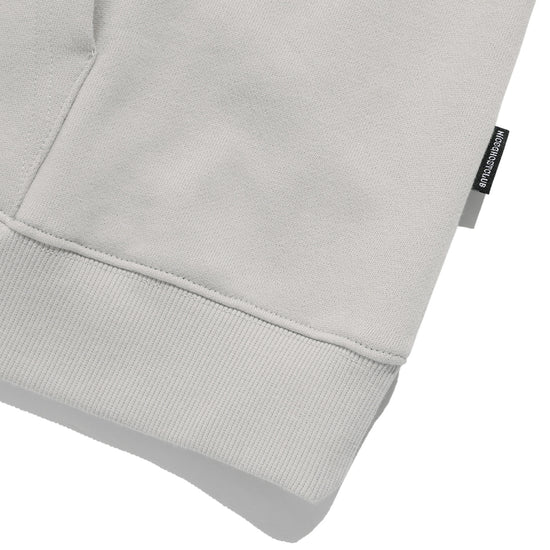 Nice Ghost Club Vest Print Hoodie [Light Grey]