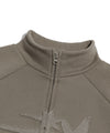 Nice Ghost Club 3 Stars Sweat Jersey Zip Up [Beige]