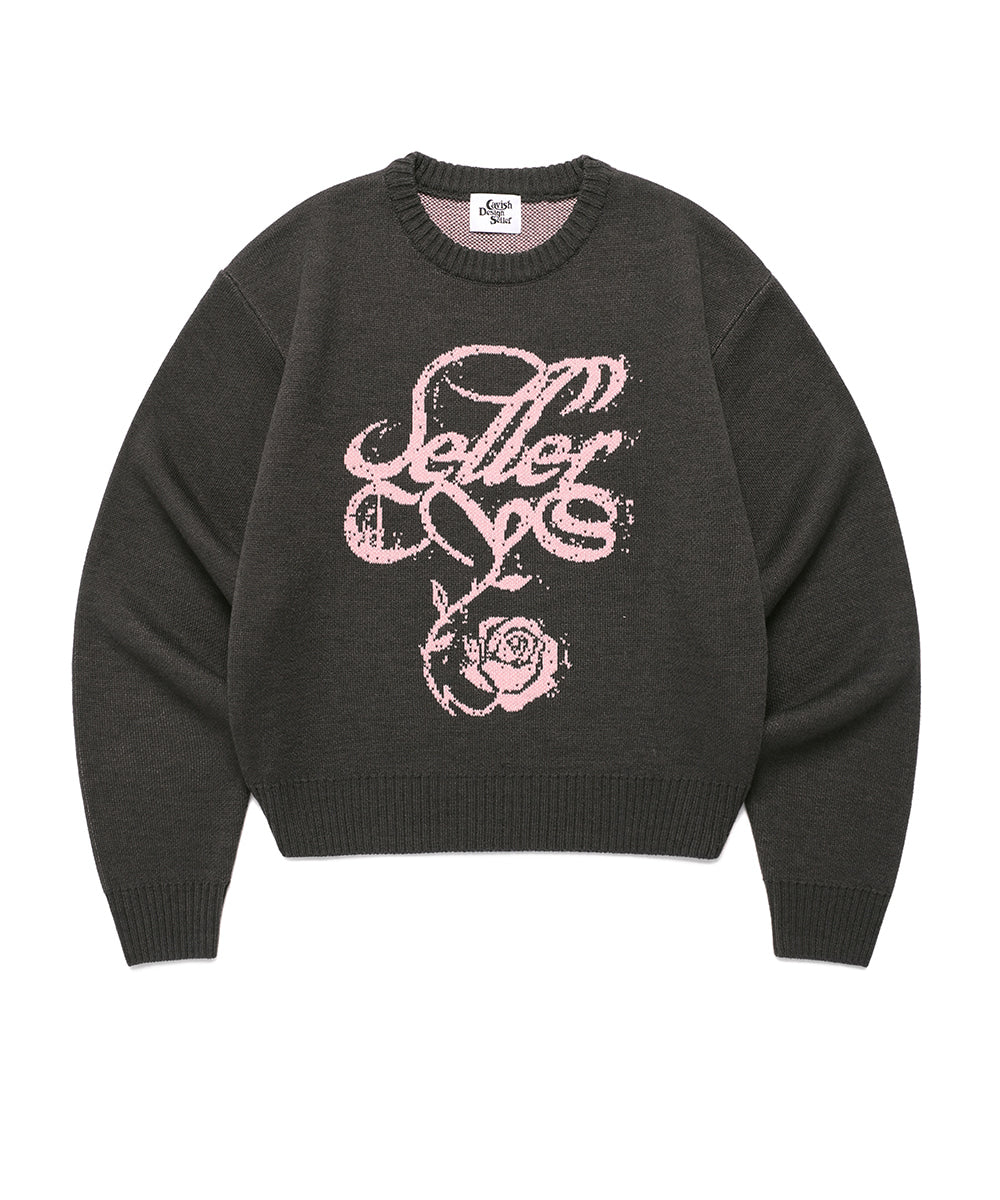 Cavish Women's Dust Classic Rose Knit Sweater