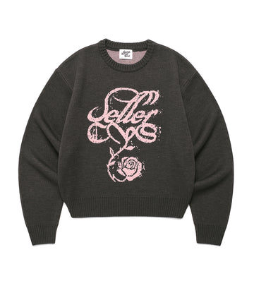 Cavish Women's Dust Classic Rose Knit Sweater