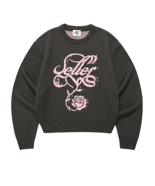 Cavish Women's Dust Classic Rose Knit Sweater