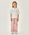 Marithé François Girbaud Kids Lettering Logo Cargo Pants