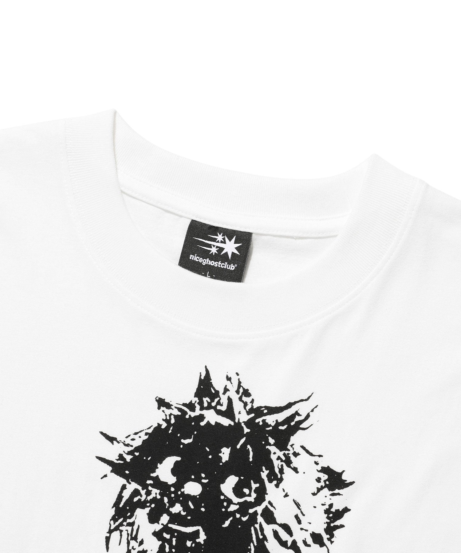 Nice Ghost Club Blue Boy Big Big Tee [White]
