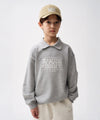 Marithé François Girbaud Kids Classic Logo Collar Sweatshirt Black