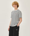 Marithé François Girbaud SMALL REGULAR LOGO TEE stripe