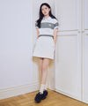 Marithé François Girbaud W VINTAGE CLASSIC LOGO SWEAT MINI SKIRT oatmeal