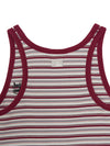 MLB Women's Stripe Sleeveless T-shirt