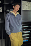 General Idea MAN Pocket Half Zip Sweatshirt